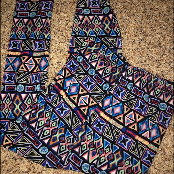 Multicolored full length legging - Picture 1 of 4